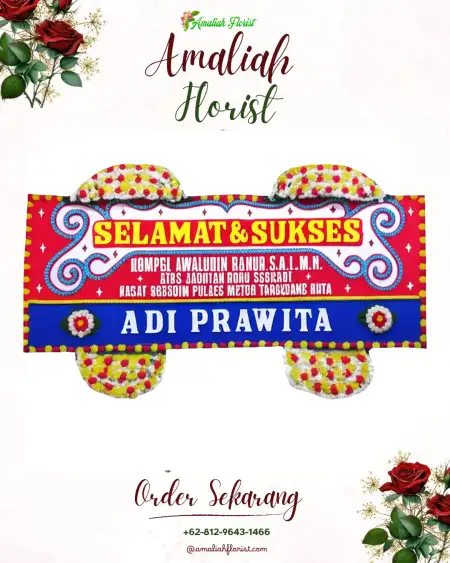 Papan Bunga Ucapan Selamat Pesuningan