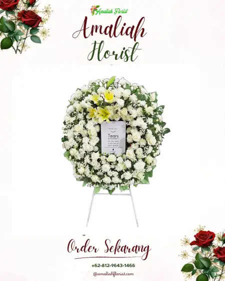 Krans Bunga Duka Pesuningan